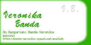 veronika banda business card